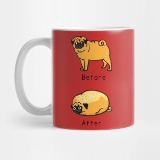 Social Distancing Pug Mug